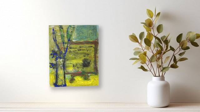 枯れた花と賞状